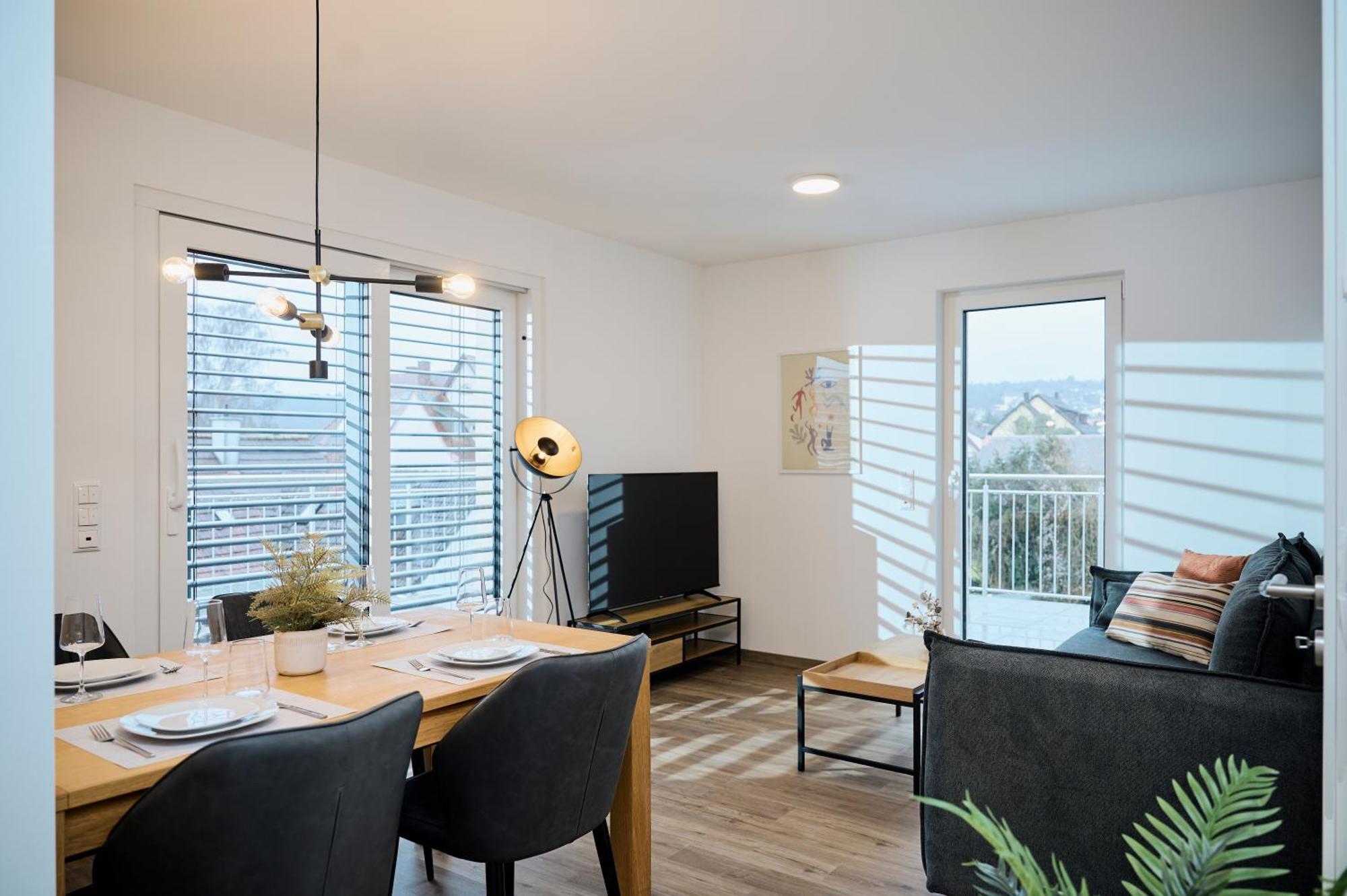 Moderne Apartments Mit Highspeed-Wlan Und Gratis-Tiefgarage Ihr Perfekter Rueckzugsort Nahe Dem Zentrum Und Der Therme I Barrierearm Бад-Киссинген Экстерьер фото