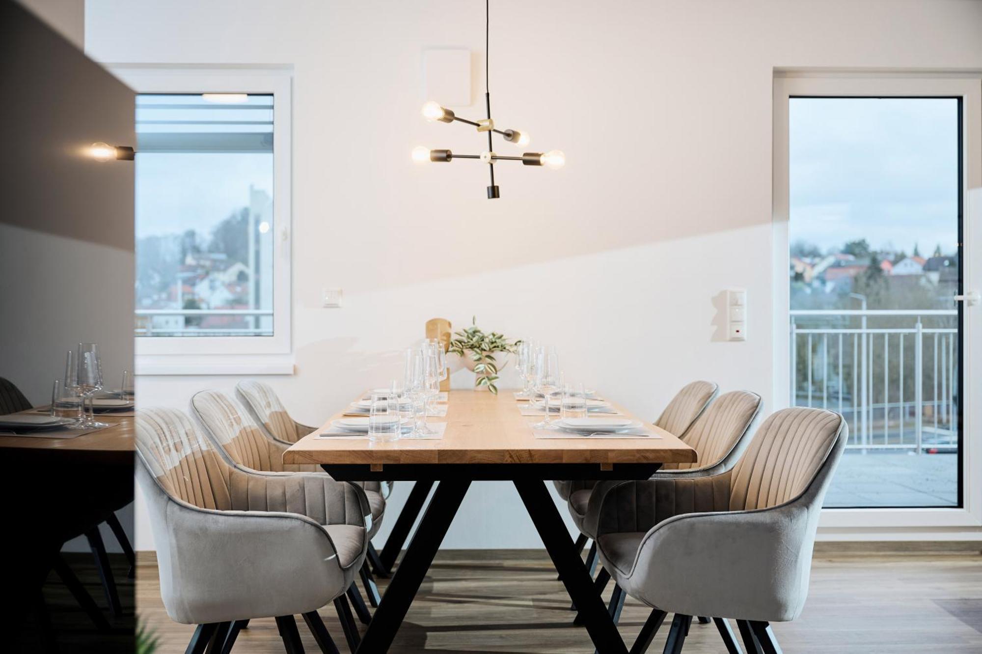 Moderne Apartments Mit Highspeed-Wlan Und Gratis-Tiefgarage Ihr Perfekter Rueckzugsort Nahe Dem Zentrum Und Der Therme I Barrierearm Бад-Киссинген Экстерьер фото