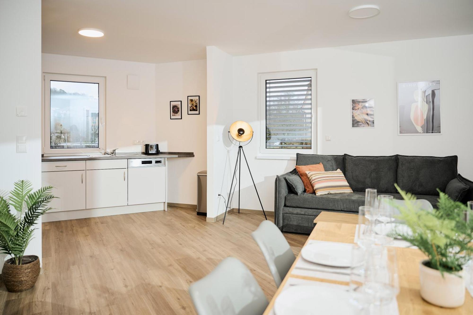 Moderne Apartments Mit Highspeed-Wlan Und Gratis-Tiefgarage Ihr Perfekter Rueckzugsort Nahe Dem Zentrum Und Der Therme I Barrierearm Бад-Киссинген Экстерьер фото