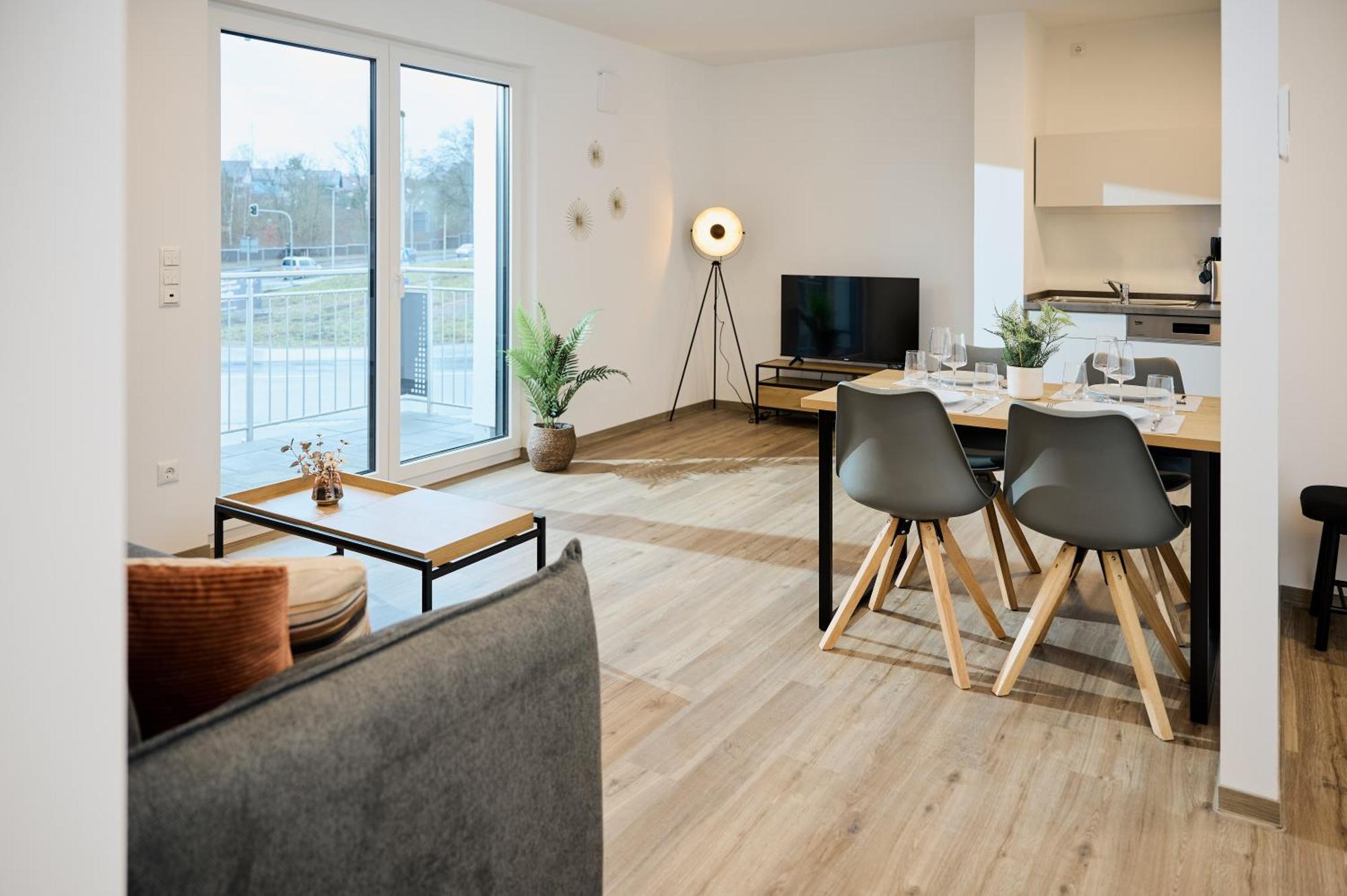 Moderne Apartments Mit Highspeed-Wlan Und Gratis-Tiefgarage Ihr Perfekter Rueckzugsort Nahe Dem Zentrum Und Der Therme I Barrierearm Бад-Киссинген Экстерьер фото