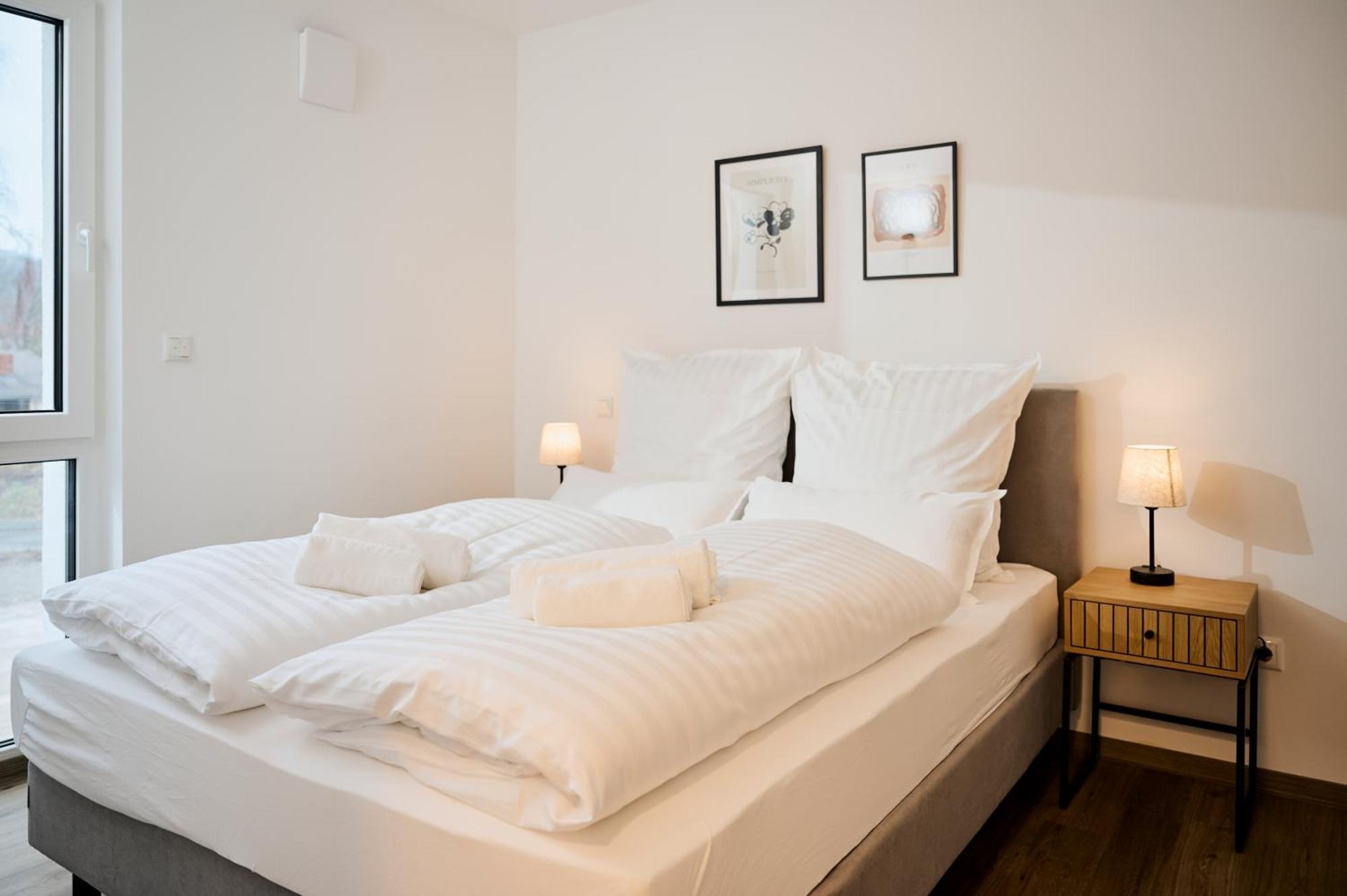 Moderne Apartments Mit Highspeed-Wlan Und Gratis-Tiefgarage Ihr Perfekter Rueckzugsort Nahe Dem Zentrum Und Der Therme I Barrierearm Бад-Киссинген Экстерьер фото